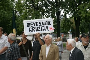 Minint dalies Gruzija okupaciją, Lietuva ragina stabdyti Rusiją Ukrainoje