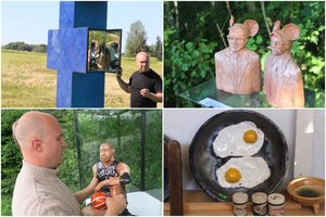 Unikalų parką Utenos rajone išpuoselėjęs menininkas nemėgsta parodų: „Autorių reikia ne sveikinti, o užjausti“