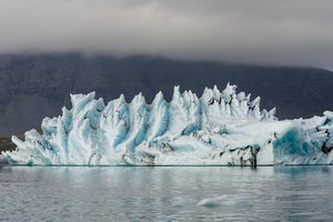Antarktyje užfiksuotas mažiausias visų laikų jūrinio ledo plotas