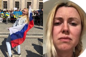 Karma? Iš ukrainiečių gatvėje besišaipiusiai rusei atostogos Austrijoje baigėsi – liko tiesiog gatvėje