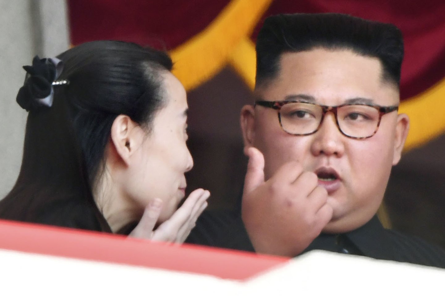 Kim Jong Uno sesuo Kim Yo Jong.<br>AP/Scanpix nuotr.