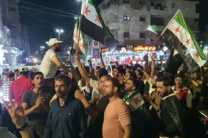 Sirijos sukilėliai šaukia protestus dėl Turkijos „susitaikymo“ pasiūlymo