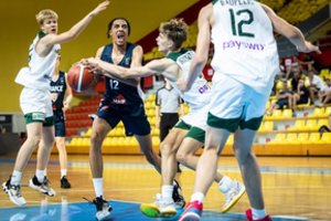 Geležinė Lietuvos 16-mečių gynyba Europos krepšinio čempionate atnešė triuškinančią pergalę prieš prancūzus