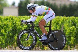 Miunchene vykusiose grupinėse vyrų plento lenktynėse geriausiai tarp lietuvių sekėsi I. Konovalovui