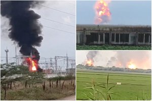 Kryme vėl griaudėjo sprogimai, Ukraina skelbia, jog tęs pusiasalio demilitarizaciją