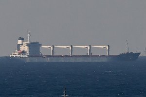 Sirijoje prisišvartavo laivas su grūdais, pirmasis išplaukęs iš Ukrainos po uostų atblokavimo