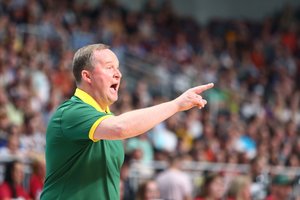 Pasaulio čempionus prieš jų žiūrovus parklupdęs K. Maksvytis: „Pergalė prieš Ispaniją visada yra gerai“