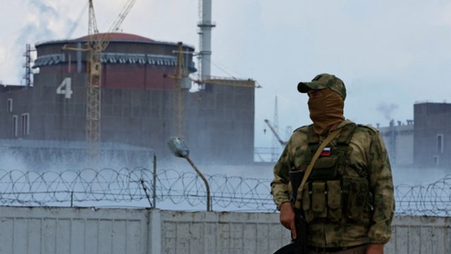 Rusija sureagavo į kaltinimus dėl Zaporižios AE: esą nėra dislokuota sunkioji ginkluotė, tik sargybiniai daliniai