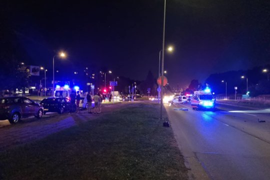 Tragiška nelaimė Vilniuje: motociklas mirtinai sužalojo pėsčiąjį.