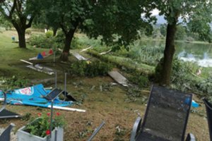 Austrijoje per audras žuvo penki žmonės, įskaitant dvi mažametes mergaites 