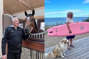 Asmenukėse – Tautvydas Barštys su žirgu ir Aušrinė Armonaitė su banglente rankoje