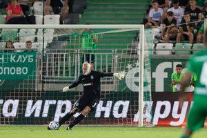 „Žalgirio“ vartininkas E. Gertmonas Bulgarijoje patyrė traumą