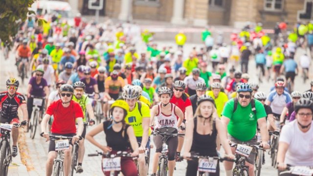 Sostinėje surengta laukiamiausia dviračių šventė – renginyje dalyvavo rekordinis skaičius sporto entuaziastų
