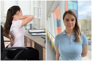 Neprireiks jokių investicijų: kineziterapeutė pasidalijo patarimu dirbantiems sėdimą darbą