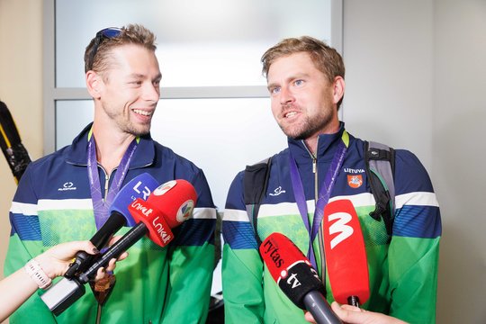  Lietuvos baidarių ir kanojų irklavimo meistrai Europos čempionate iškovojo 5 medalius.<br> T.Bauro nuotr.