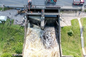 Ekspertai: būtina gaminti naują „Ekrano“ užtvankos šliuzo skydą  