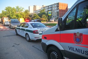 Vilniuje pėsčiųjų perėjoje partrenktas vyras atsidūrė ligoninėje