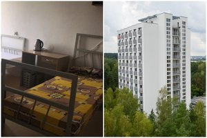 Didysis kraustymasis į bendrabučius jau apkarto: kad netelpa, studentai sužinojo kambaryje radę papildomą lovą