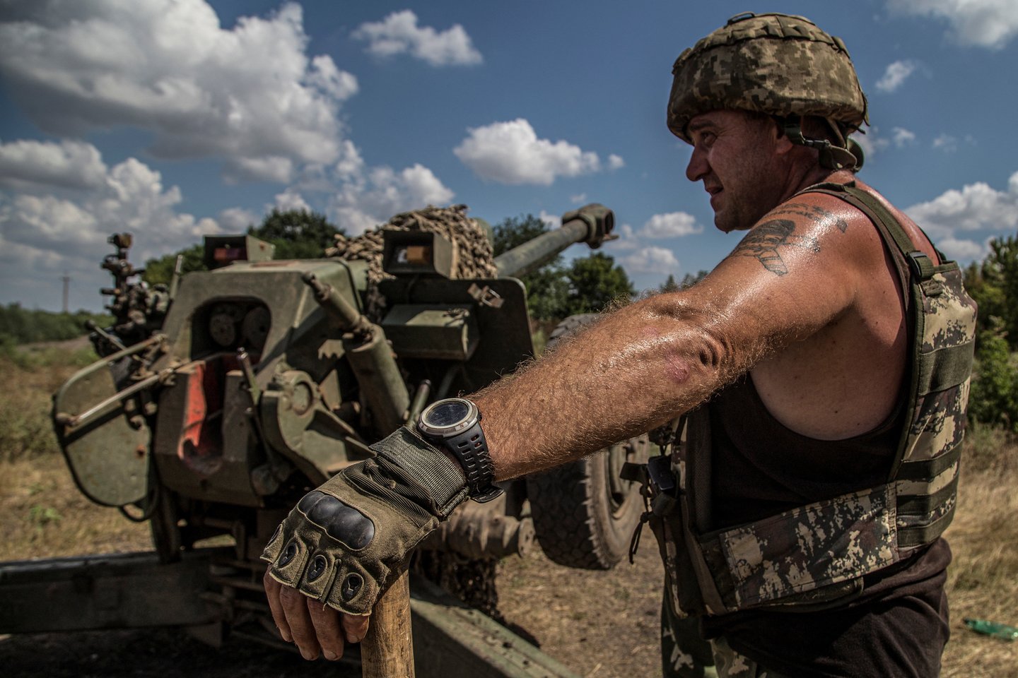 Karas Ukrainoje, Mykolajivo-Chersono frontas.<br>Reuters/Scanpix nuotr.