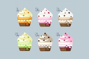 Sužinokite savo saldumo lygį: pasirinkite keksiuką