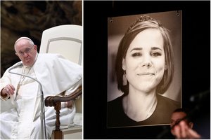 Popiežius vėl lipa ant to paties grėblio: pavadino D. Duginą „nekalta karo auka“