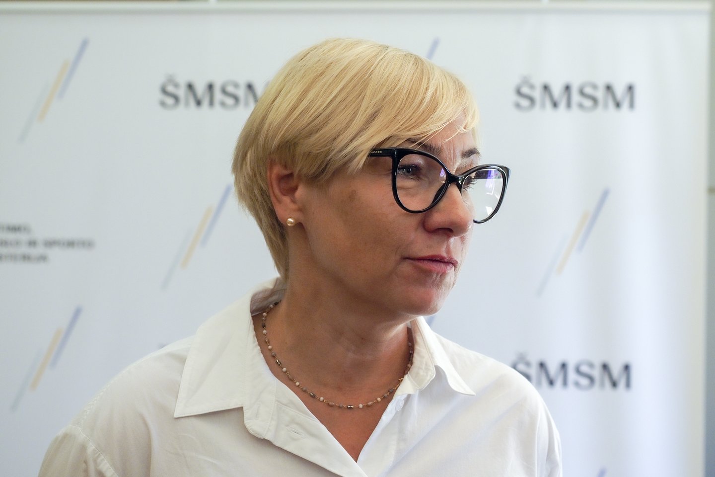 Švietimo, mokslo ir sporto ministrė Jurgita Šiugždinienė<br>V.Ščiavinsko nuotr.