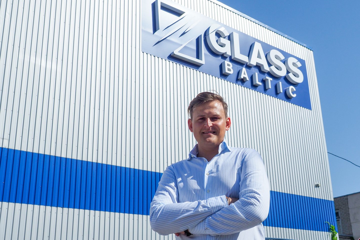 „GlassBaltic“ įkūręs 2017 m., reikiamas patalpas sandėliui Velžyje A.Šulnius rado tik 2018 m. antroje pusėje.<br> V.Ščiavinsko nuotr.