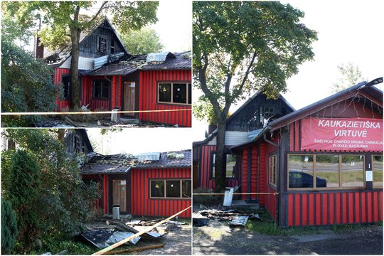 Kaune naktį supleškintas armėniškas restoranas: tiriamos keršto, skolų ir kitos versijos