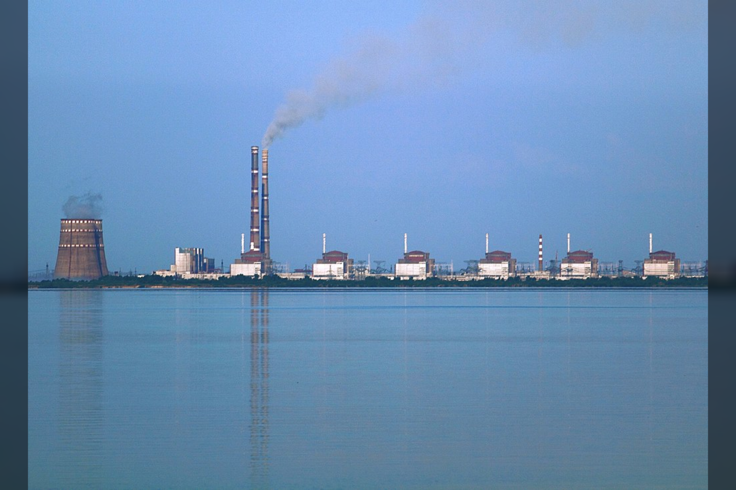  Zaporožės atominė ėlėktrinė.<br>Wikimedia Commons.