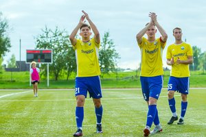 Lietuvos futbolo antrojoje lygoje – visiškai priartėjęs pirmojo etapo finišas: komandos skils į dvi grupes