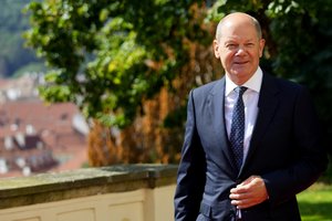 Vokietijos kancleris O. Scholzas žada paramą Ukrainai kelyje į Europos Sąjungą