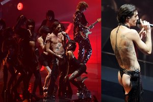 Per seksualūs: „Maneskin“ pasirodymą MTV teko cenzūruoti dėl per daug parodyto nuogo kūno