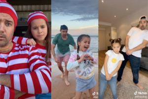 Tėtis su dukra atkartodami žinomas dainas sulaukė milžiniško populiarumo: dėmesį atkreipė net Eltonas Johnas