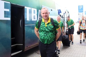 Išvykstant į Europos čempionatą K. Maksvytis įvertino, kaip reikės stabdyti L. Dončičių ir savo „kozirinį tūzą“