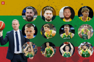 Medalių viltys – ant 12 Lietuvos karžygių ir generolo K. Maksvyčio pečių: kokius ginklus atsivežėme į Vokietiją