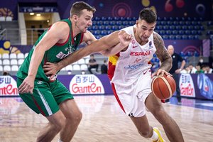 Europos krepšinio čempionato starte – tuščios tribūnos ir įspūdinga ispanų pergalė prieš bulgarus