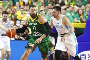 Atkeršyti nepavyko: pragariškoje įtampoje Lietuvos šansus skandino Slovėnijos trijulė su L. Dončičiumi