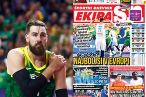 Slovėnijos spauda po sėkmės riečia nosį: „Parodėme lietuviams, kas yra Europos čempionai“