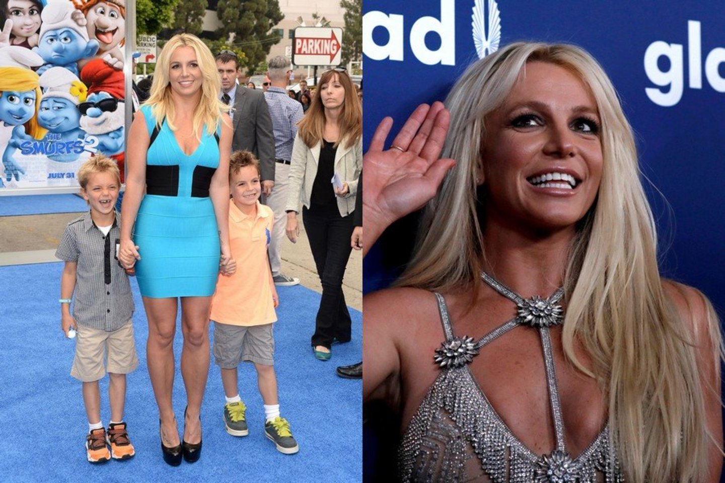  Britney Spears su sūnumis.<br> Scanpix nuotr.