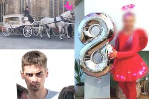 Žiauriai tautiečio nužudytos 9-metės lietuvės laidotuvės Jungtinėje Karalystėje: gatvėse išsirikiavo šimtai žmonių