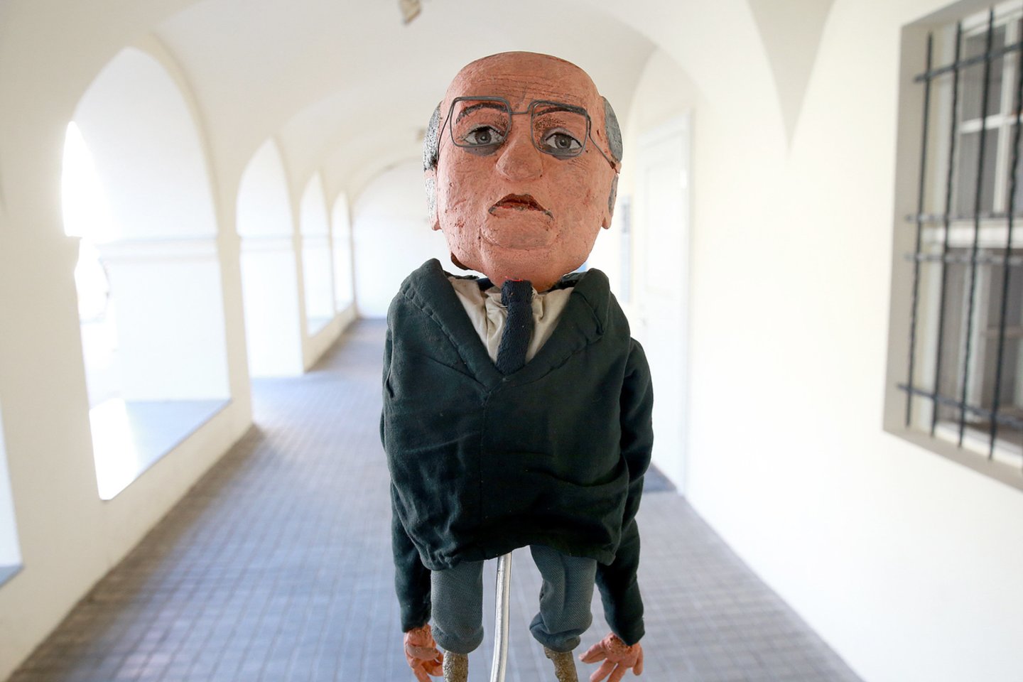 Gorbačiovo lėlę sukūrė dailininkas Š.Leonavičius.<br>R.Danisevičiaus nuotr.