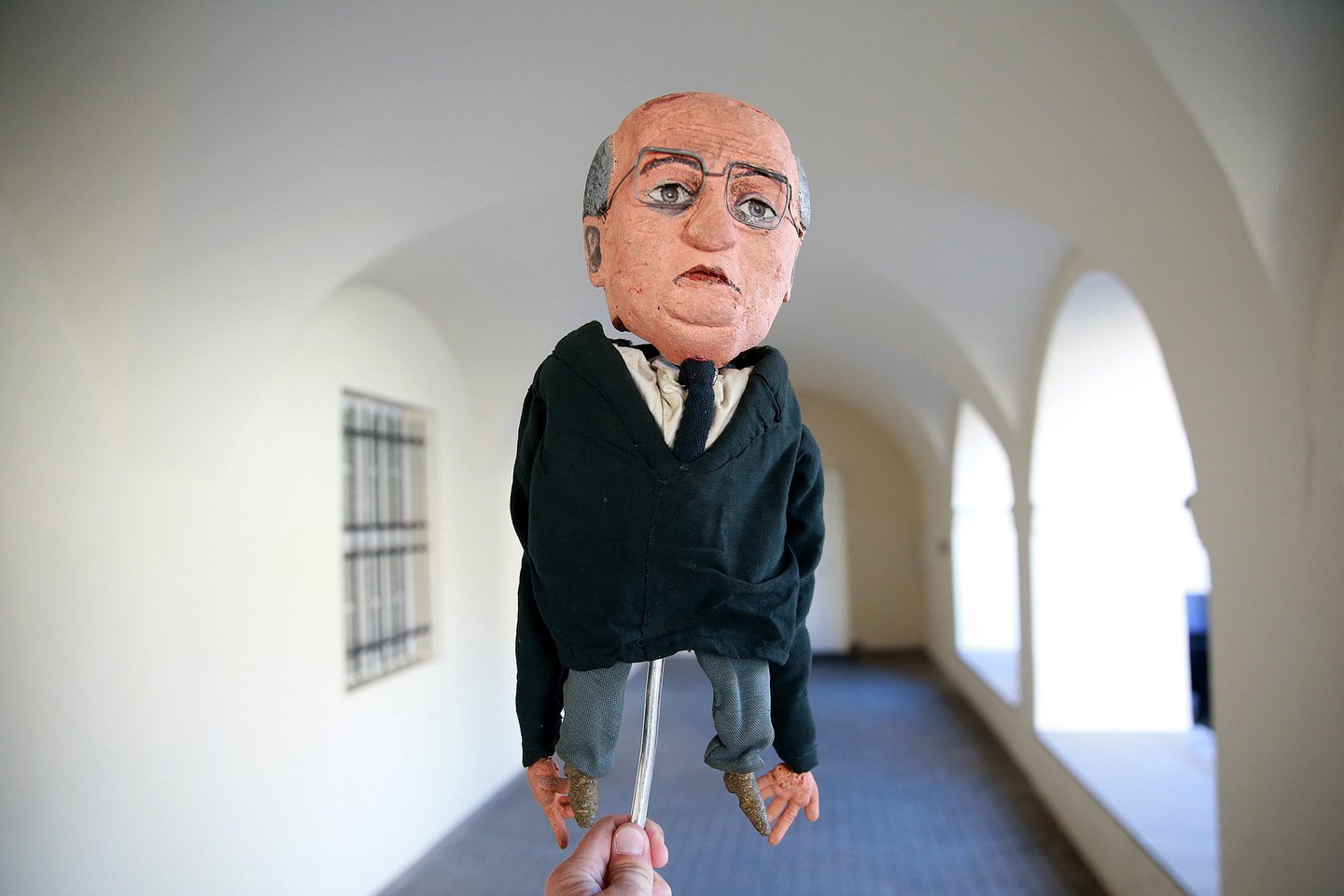 Gorbačiovo lėlę sukūrė dailininkas Š.Leonavičius.<br>R.Danisevičiaus nuotr.