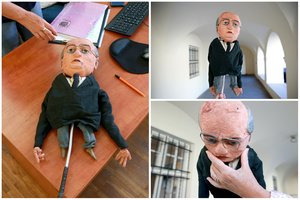 Lietuvio sukurta M. Gorbačiovo lėlė sukėlė skandalų: buvusį SSRS vadovą vaidinęs aktorius net pasiprašė politinio prieglobsčio 