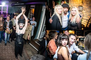 Pasižvalgykite: teatras „Kitas kampas“ Užupyje užkūrė aistringą vakarėlį