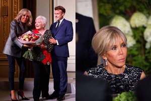69-erių Brigitte Macron pademonstravo itin lieknas kojas