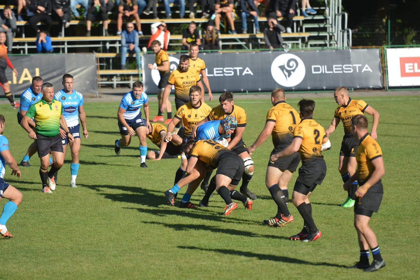 Baltijos regbio lygoje vyksta intriguojančios kovos.<br>Algirdo Kryževičiaus nuotr.