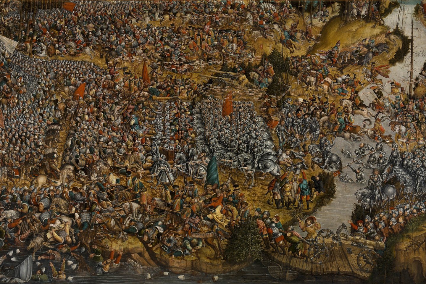  Oršos mūšis. Nežinomo dailininko paveikslas.<br> Wikimedia commons.