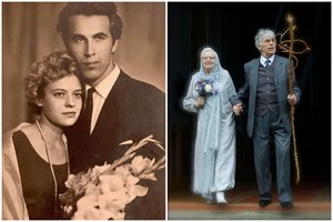 60 metų santuokoje išgyvenę klaipėdiečiai iki šiol juokiasi prisiminę vestuves: „Reikia ženytis, o jaunikio nėra“