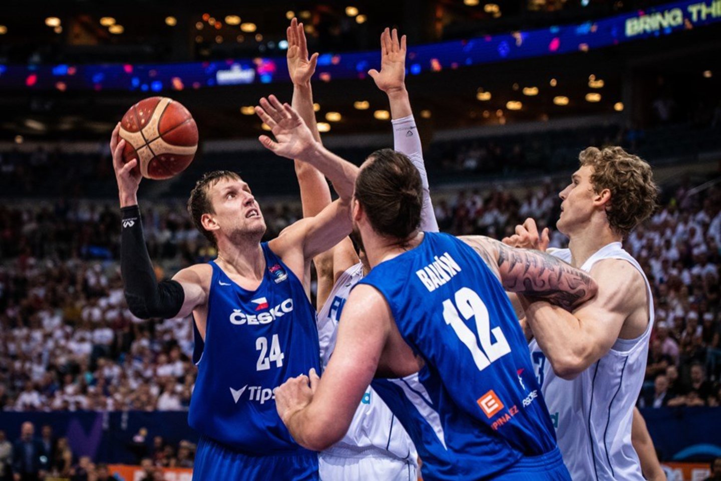  Čekijos ir Suomijos rinktinių mačas.<br> FIBA com. nuotr.