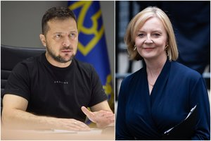 V. Zelenskiui – naujosios Jungtinės Karalystės premjerės L. Truss pažadas